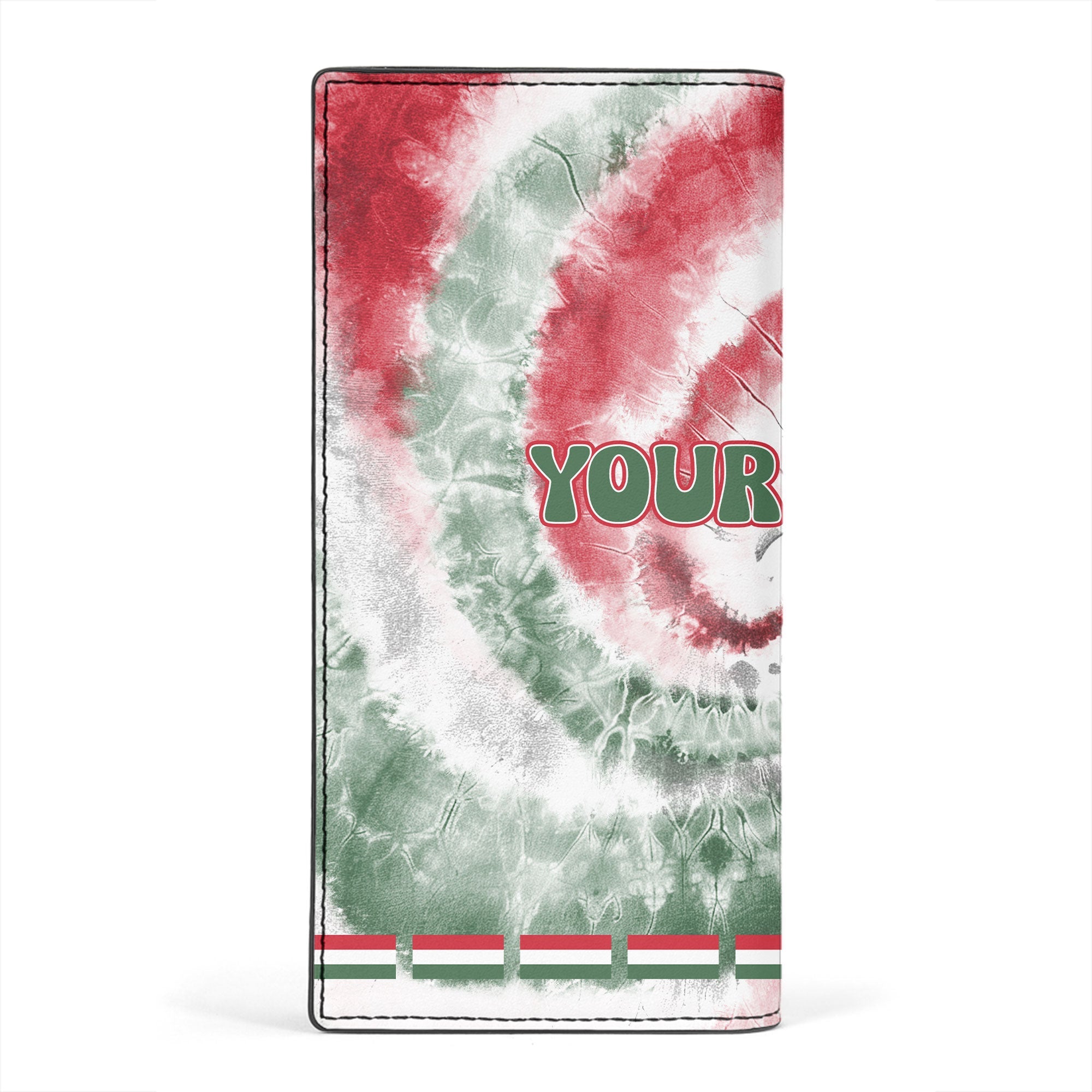 Hungary Leather Wallet Custom Tie Dye Style 2