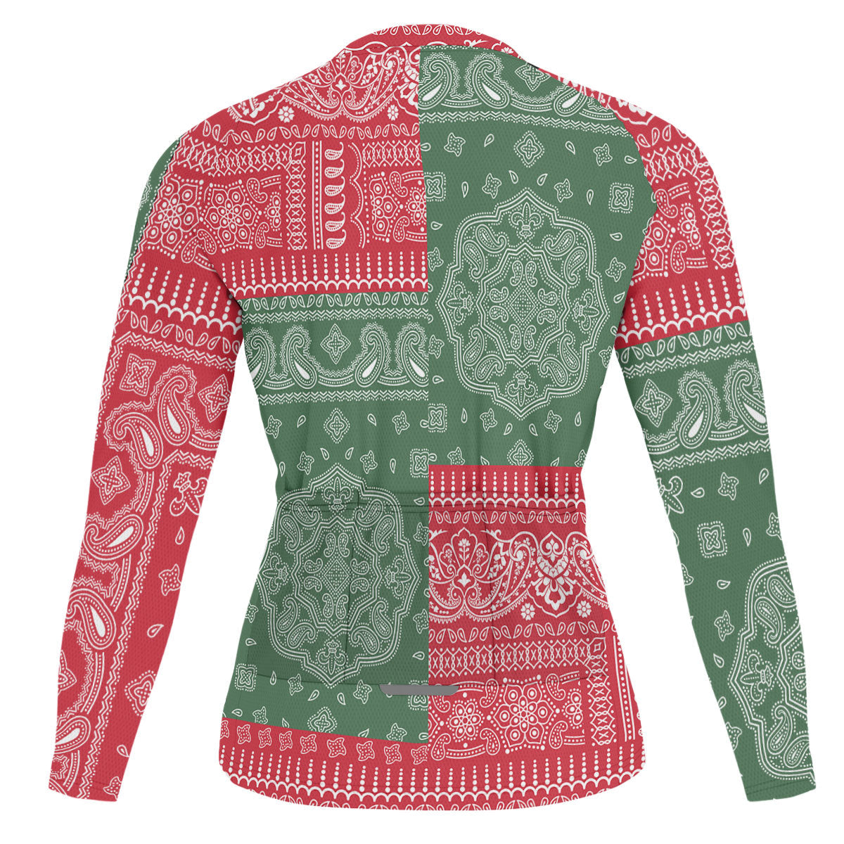 Hungary Raglan Men Cycling Jersey Long Sleeve Flag And Paisley Basic Style 2