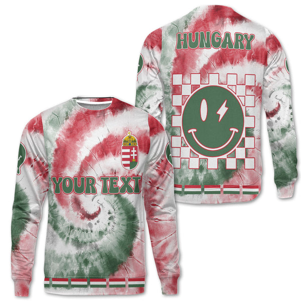 Hungary Sweatshirt Custom Tie Dye Style 1