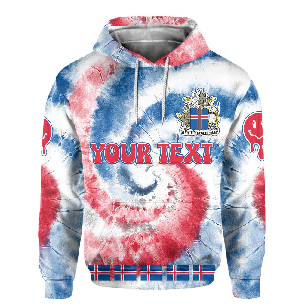 Iceland Hoodie Custom Tie Dye Style 2