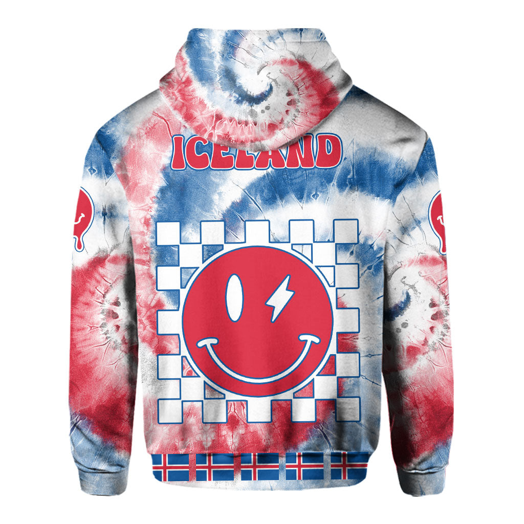 Iceland Hoodie Custom Tie Dye Style 3