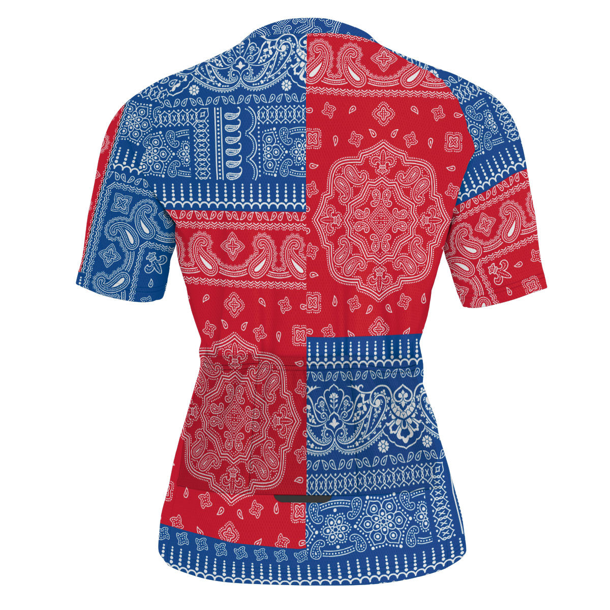 Iceland Men Cycling Jersey Flag And Paisley Basic Style 3