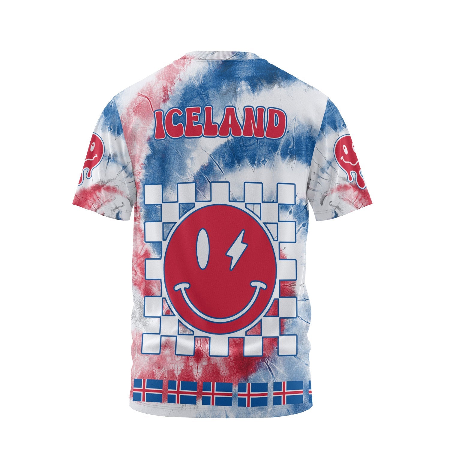 Iceland T Shirt Custom Tie Dye Style 2