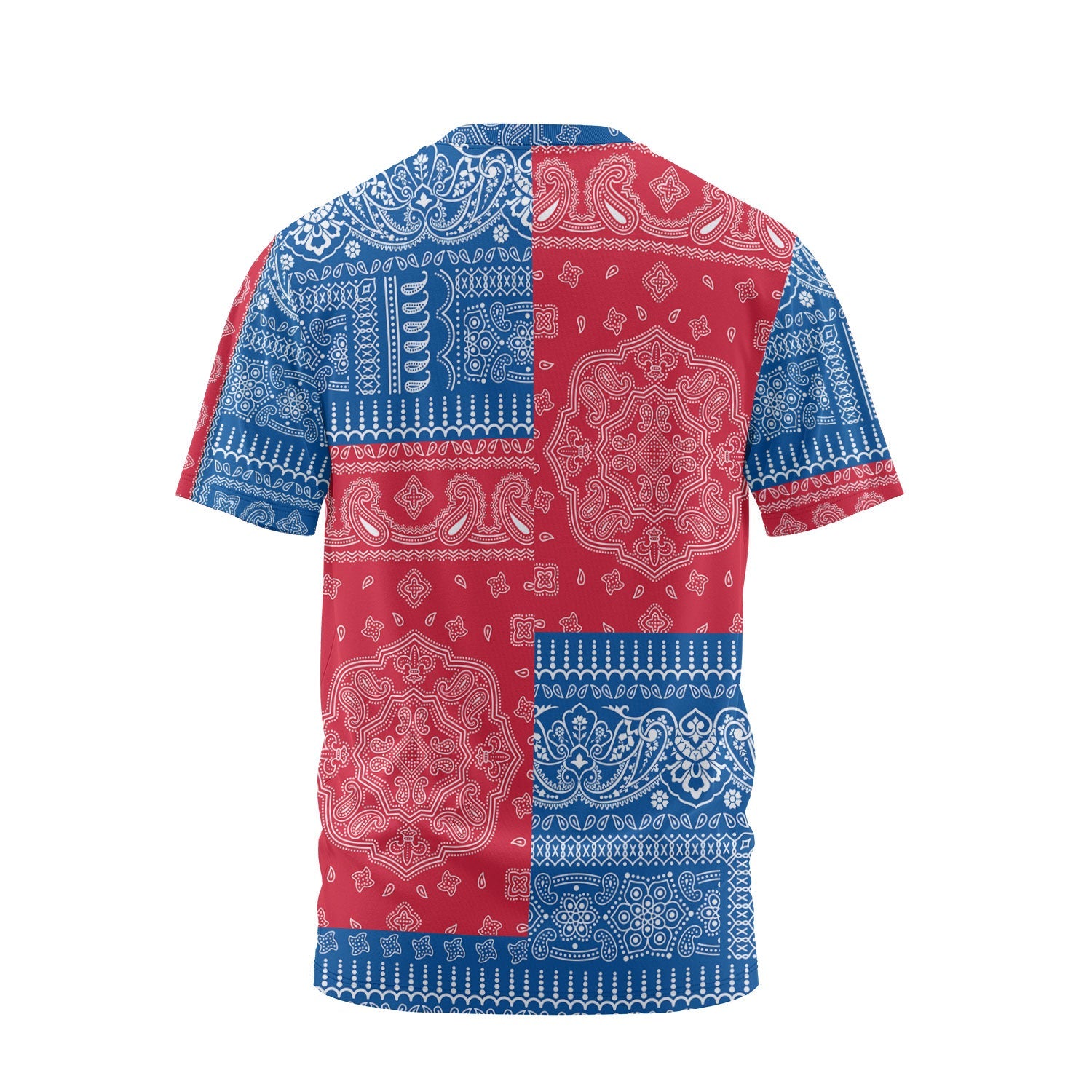 Iceland T Shirt Flag And Paisley Basic Style 3