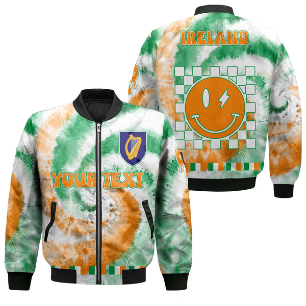 Ireland Bomber Jacket Custom Tie Dye Style 1