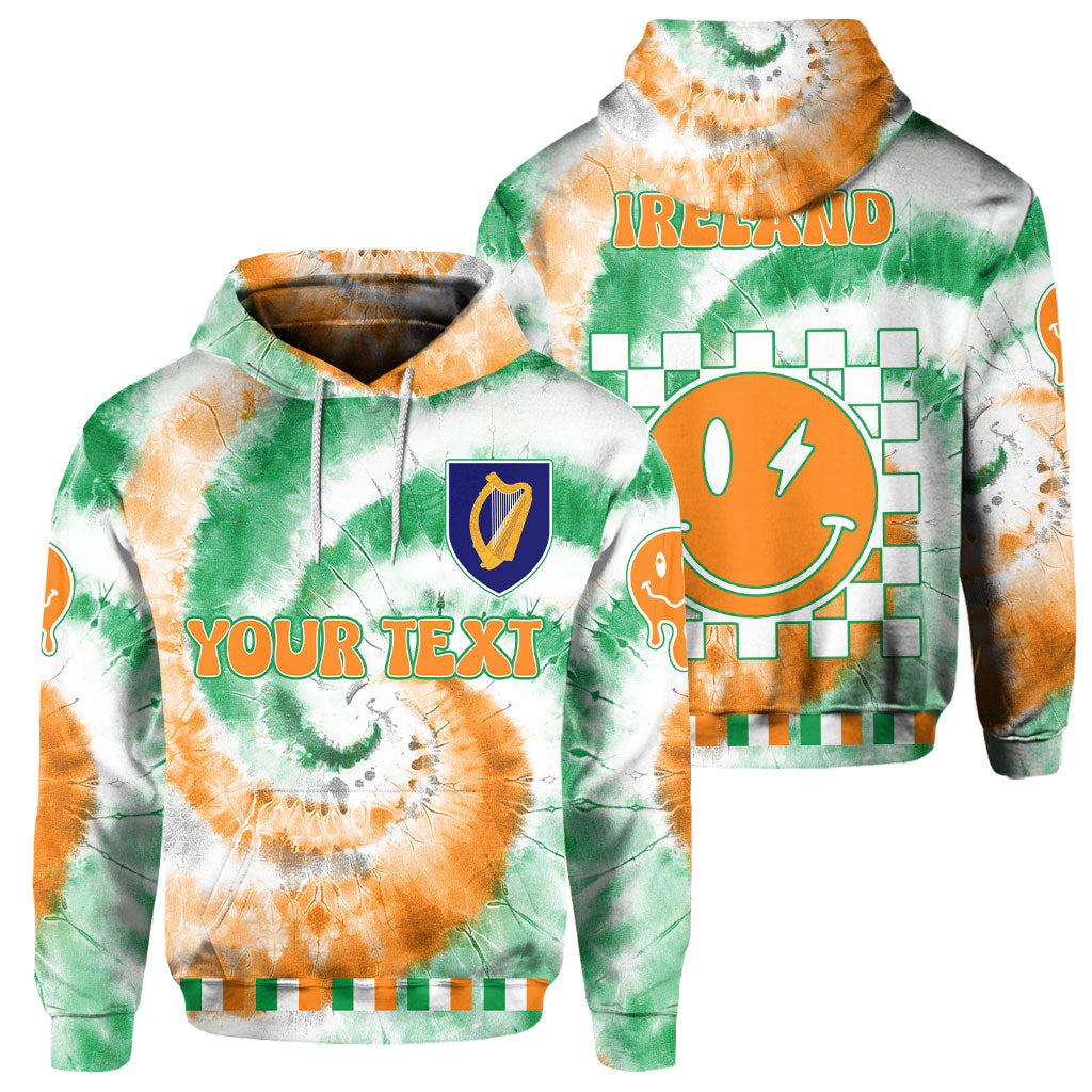 Ireland Hoodie Custom Tie Dye Style 1