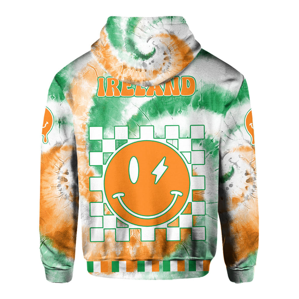 Ireland Hoodie Custom Tie Dye Style 3