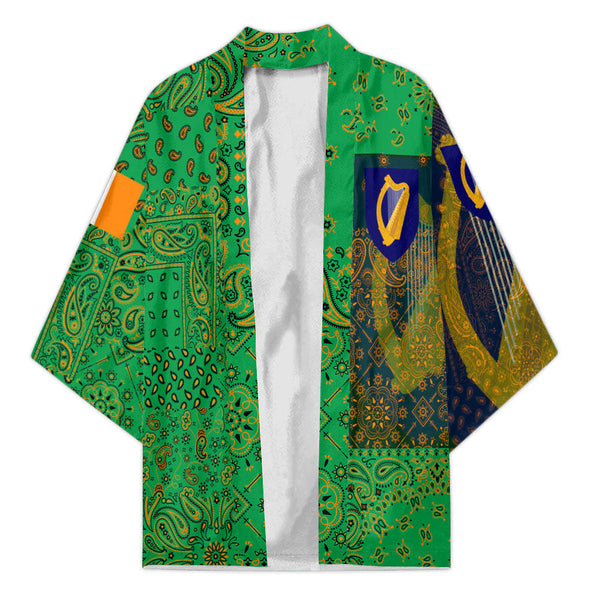 Ireland Kimono Paisley Flag And Skull Style 1