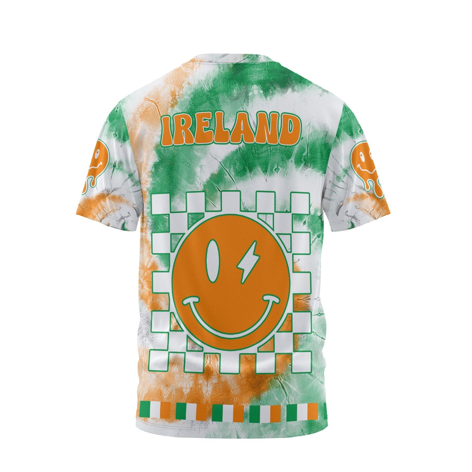 Ireland T Shirt Custom Tie Dye Style 2