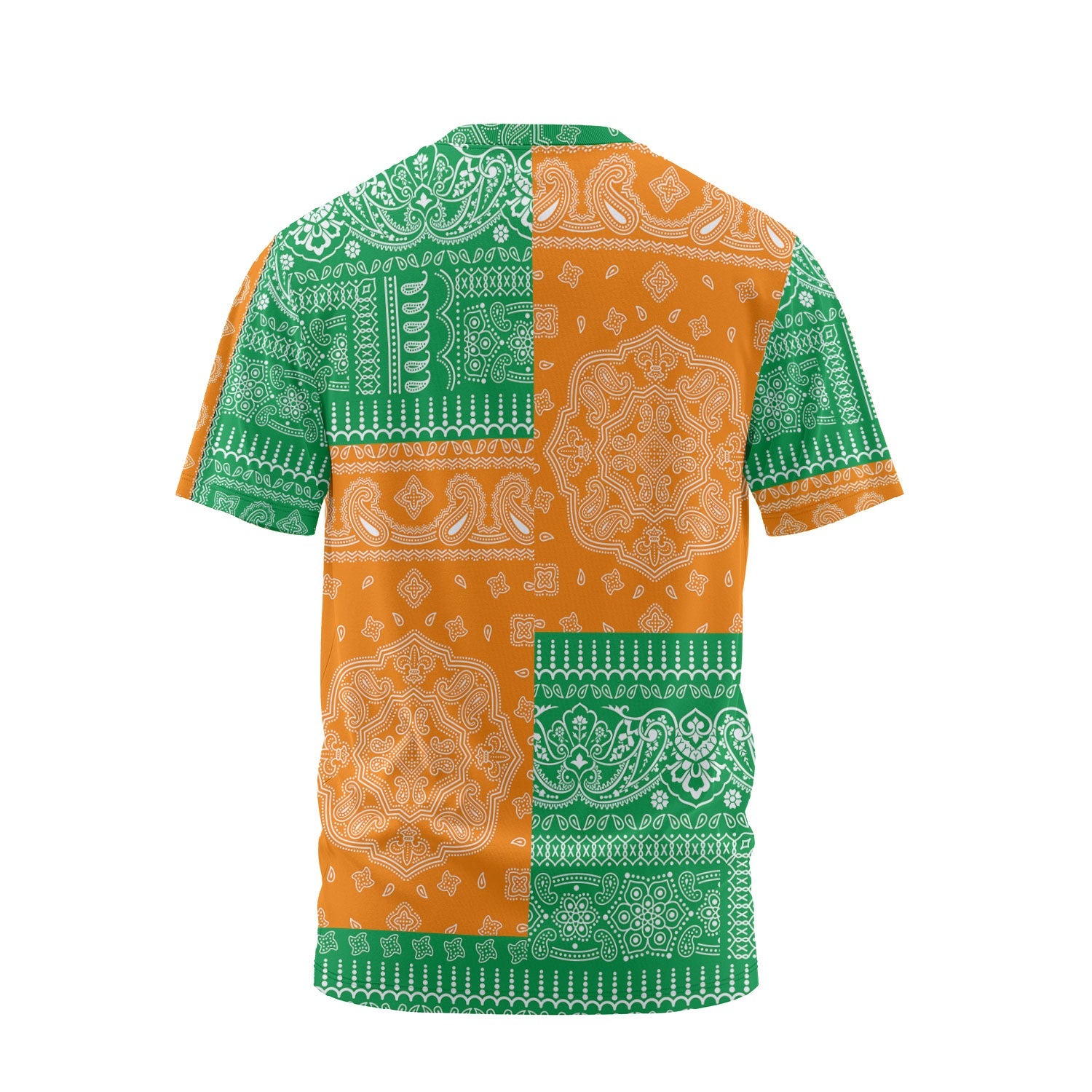 Ireland T Shirt Flag And Paisley Basic Style 3