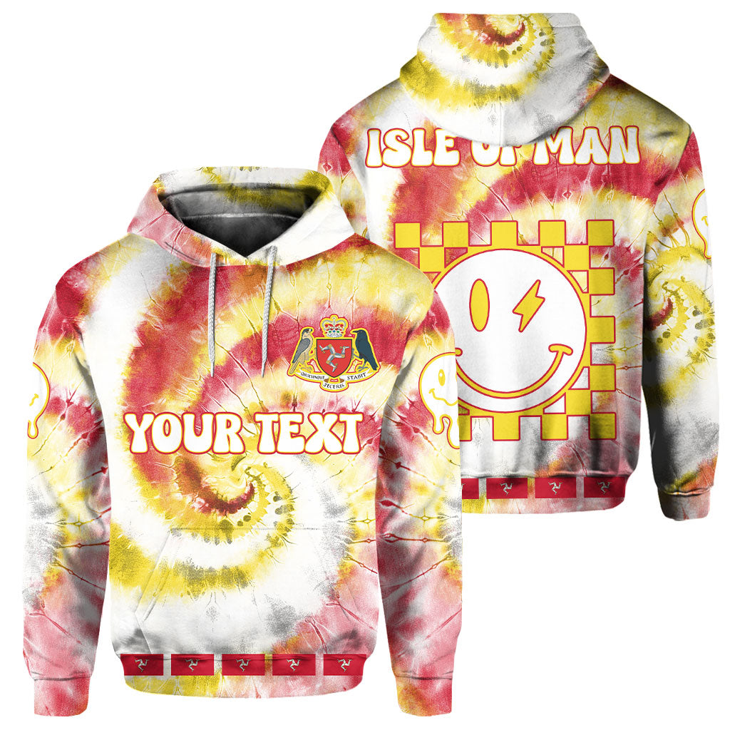 Isle Of Man Hoodie Custom Tie Dye Style 1