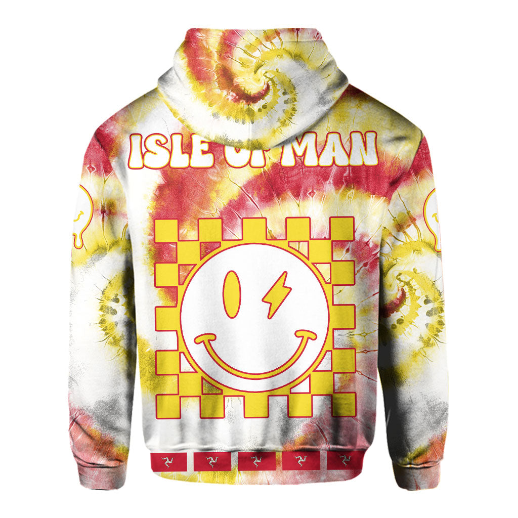 Isle Of Man Hoodie Custom Tie Dye Style 3