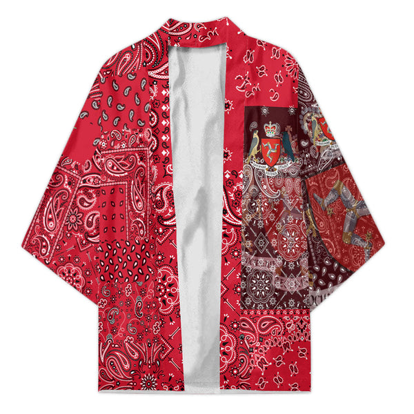 Isle Of Man Kimono Paisley Flag And Skull Style 1