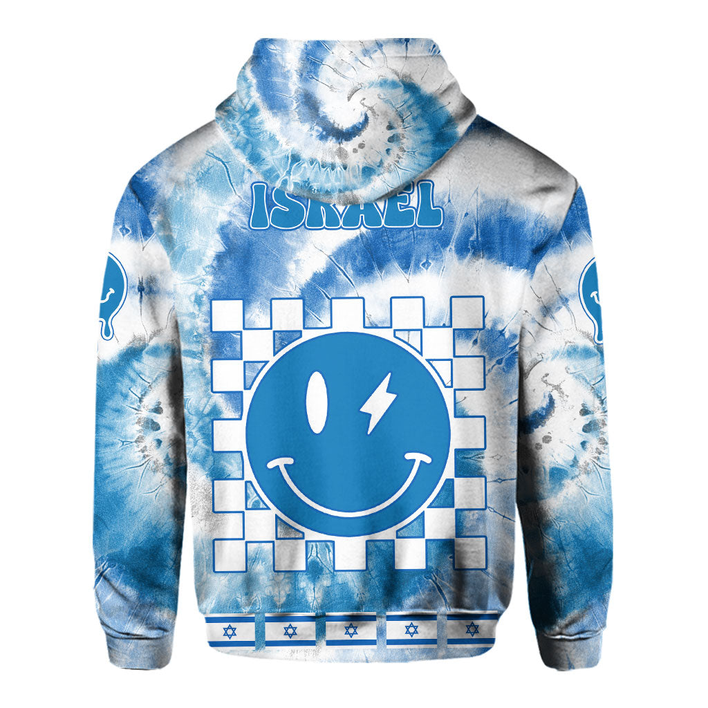 Israel Hoodie Custom Tie Dye Style 3