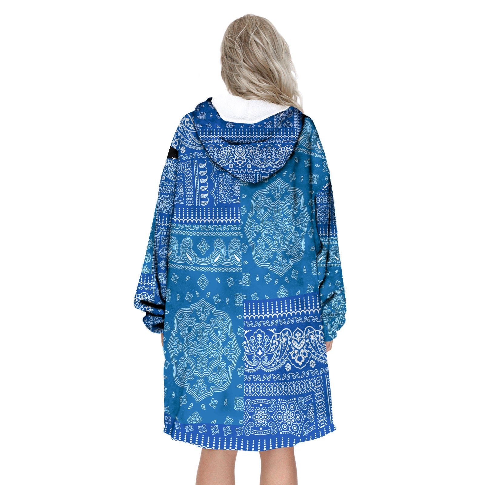 Israel Hoodie Blanket Flag And Paisley Basic Style 3