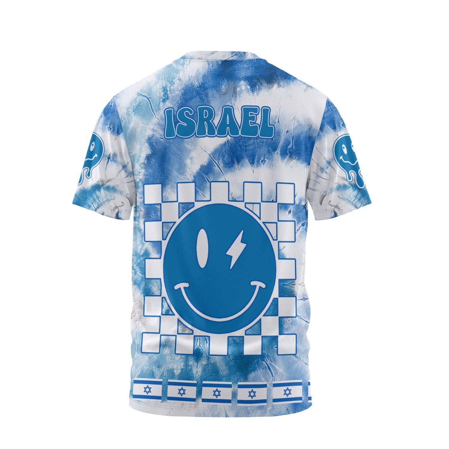 Israel T Shirt Custom Tie Dye Style 2