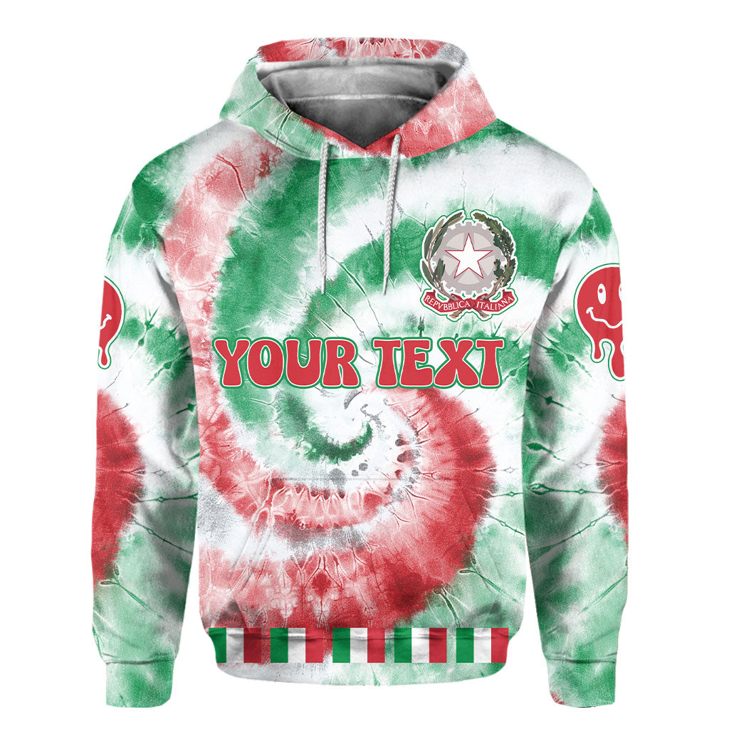 Italy Hoodie Custom Tie Dye Style 2