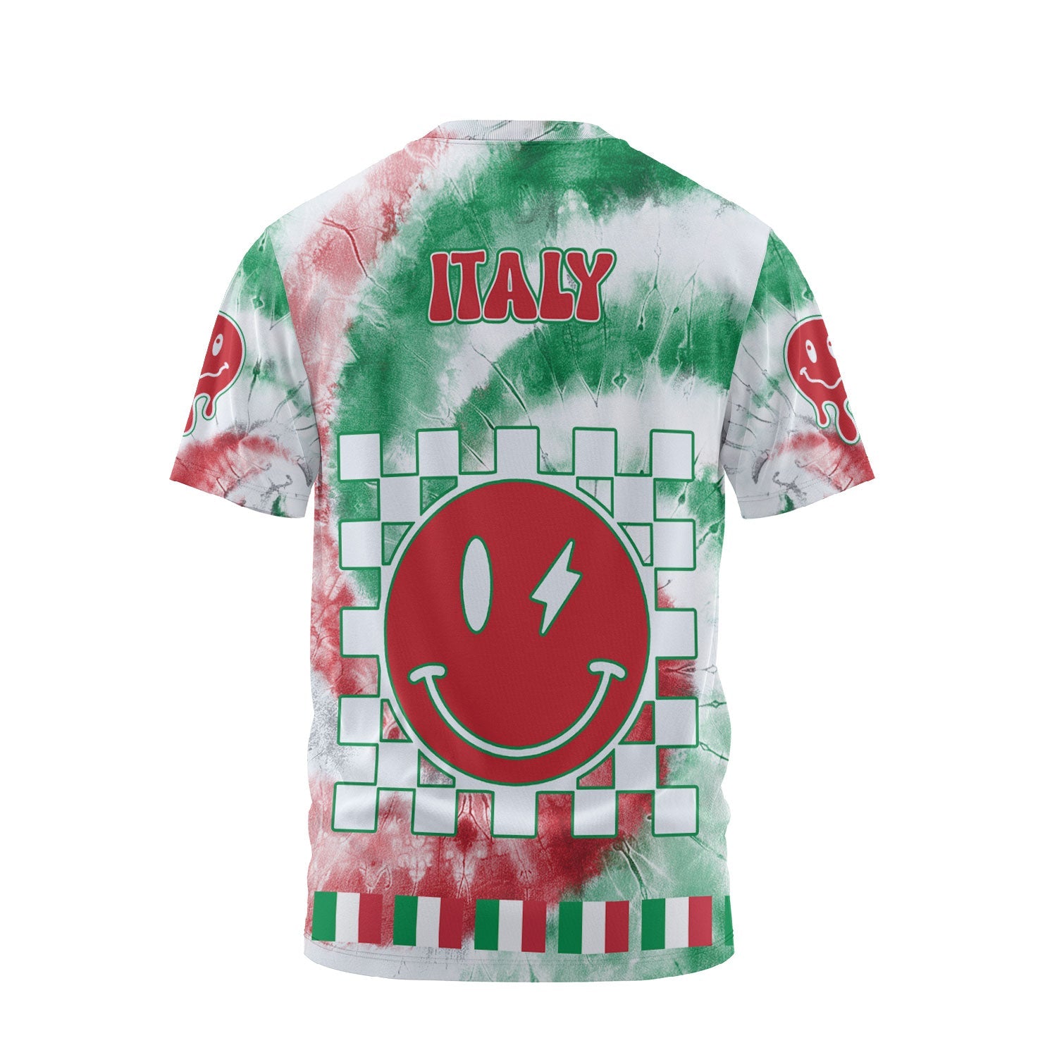 Italy T Shirt Custom Tie Dye Style 2