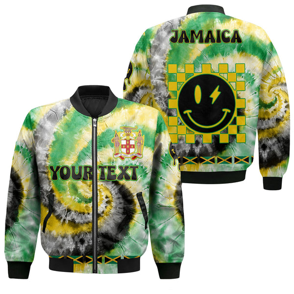 Jamaica Bomber Jacket Custom Tie Dye Style 1