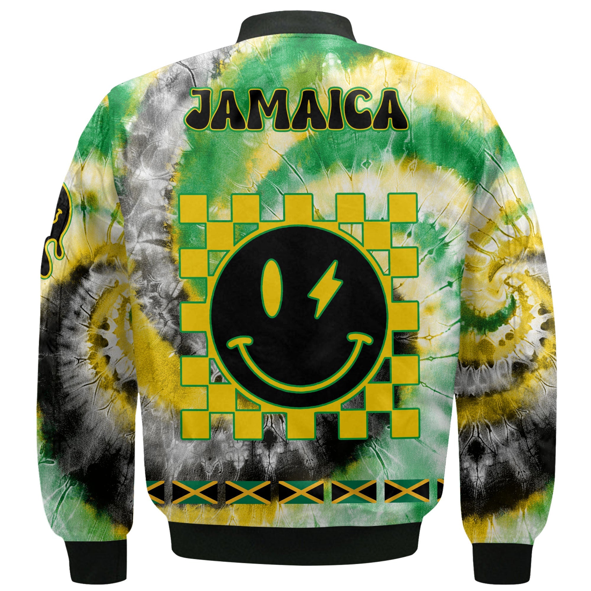 Jamaica Bomber Jacket Custom Tie Dye Style 3