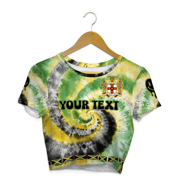 Jamaica Croptop T Shirt Custom Tie Dye Style 1