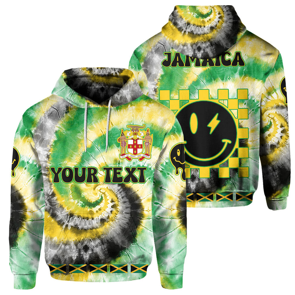 Jamaica Hoodie Custom Tie Dye Style 1