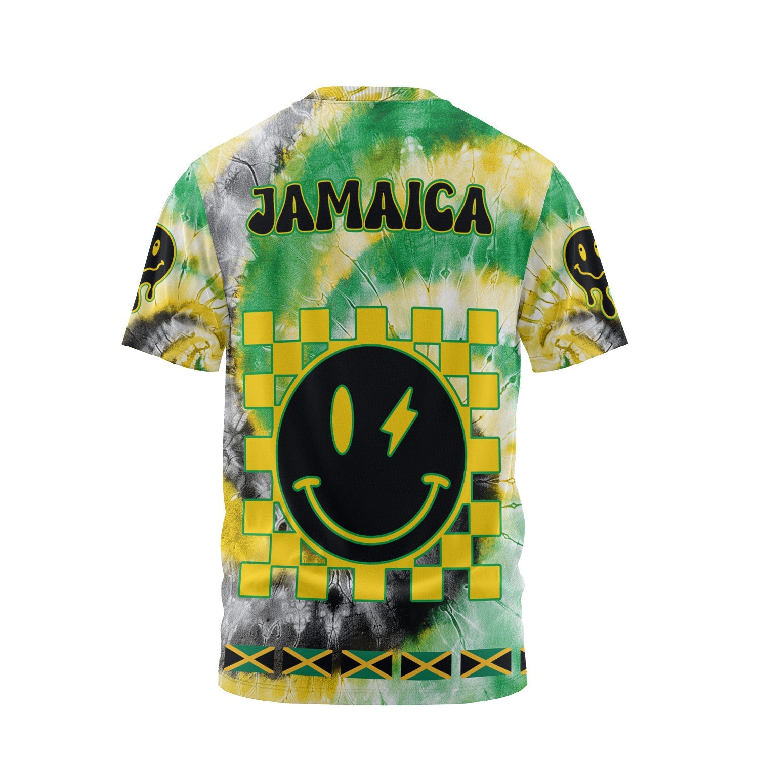 Jamaica T Shirt Custom Tie Dye Style 2