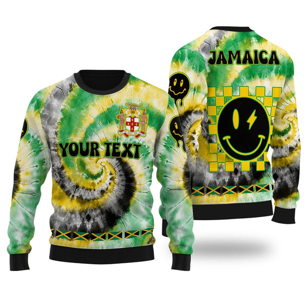 Jamaica Ugly Sweater Custom Tie Dye Style 1