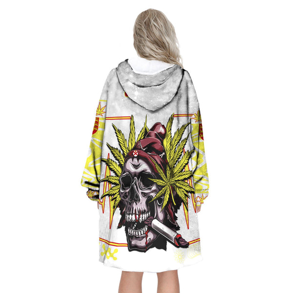 Jersey Snug Hoodie Flag & Coat Of Arms Marijuanas Style