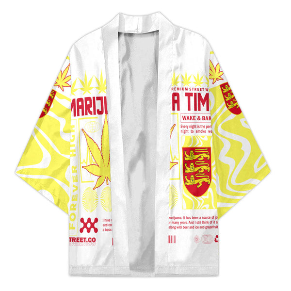 Jersey Kimono Flag & Coat Of Arms Marijuanas Style