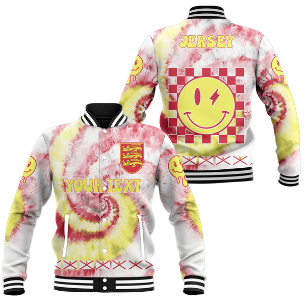 Jersey Baseball Jacket Custom Tie Dye Style 1