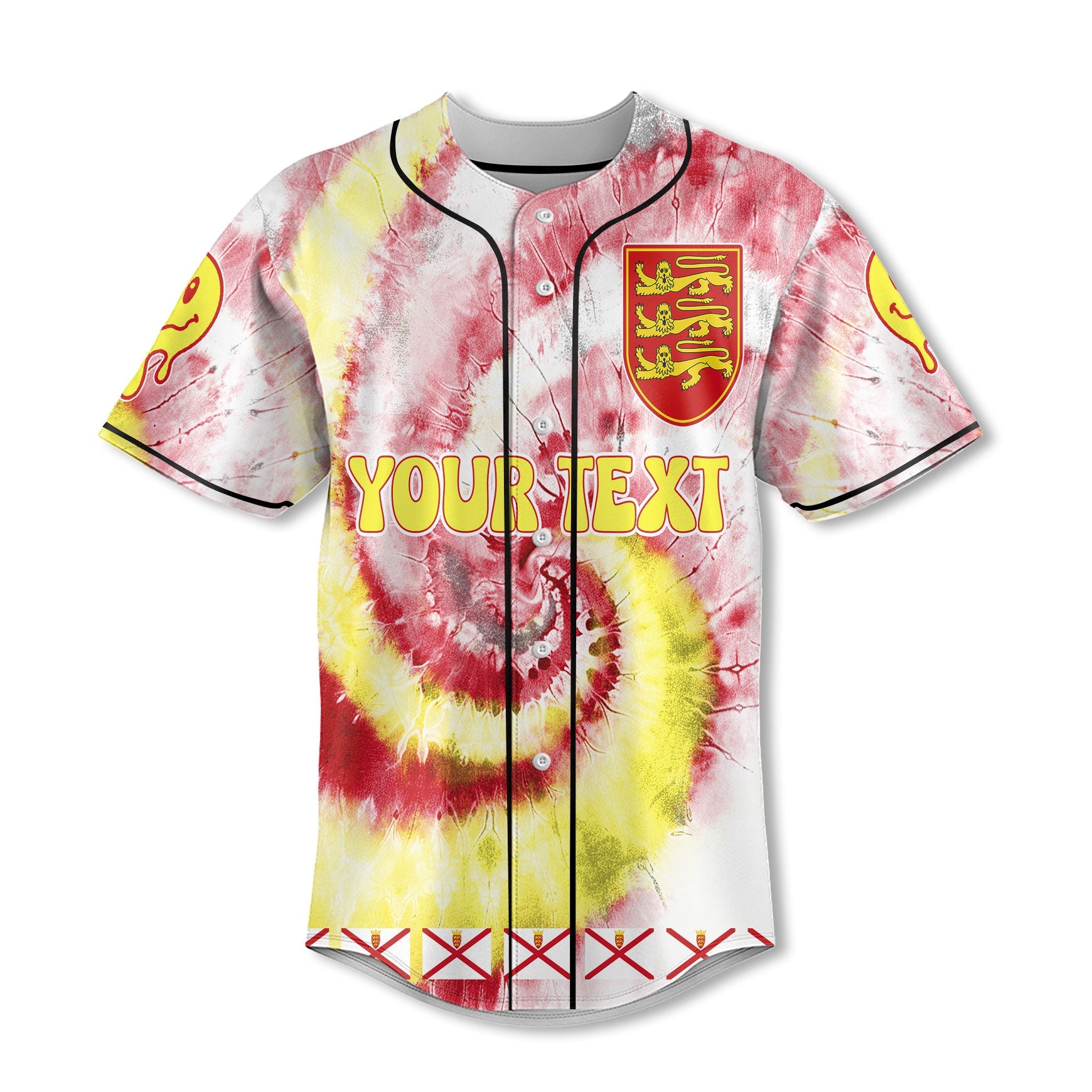 Jersey Baseball Jersey Custom Tie Dye Style 2