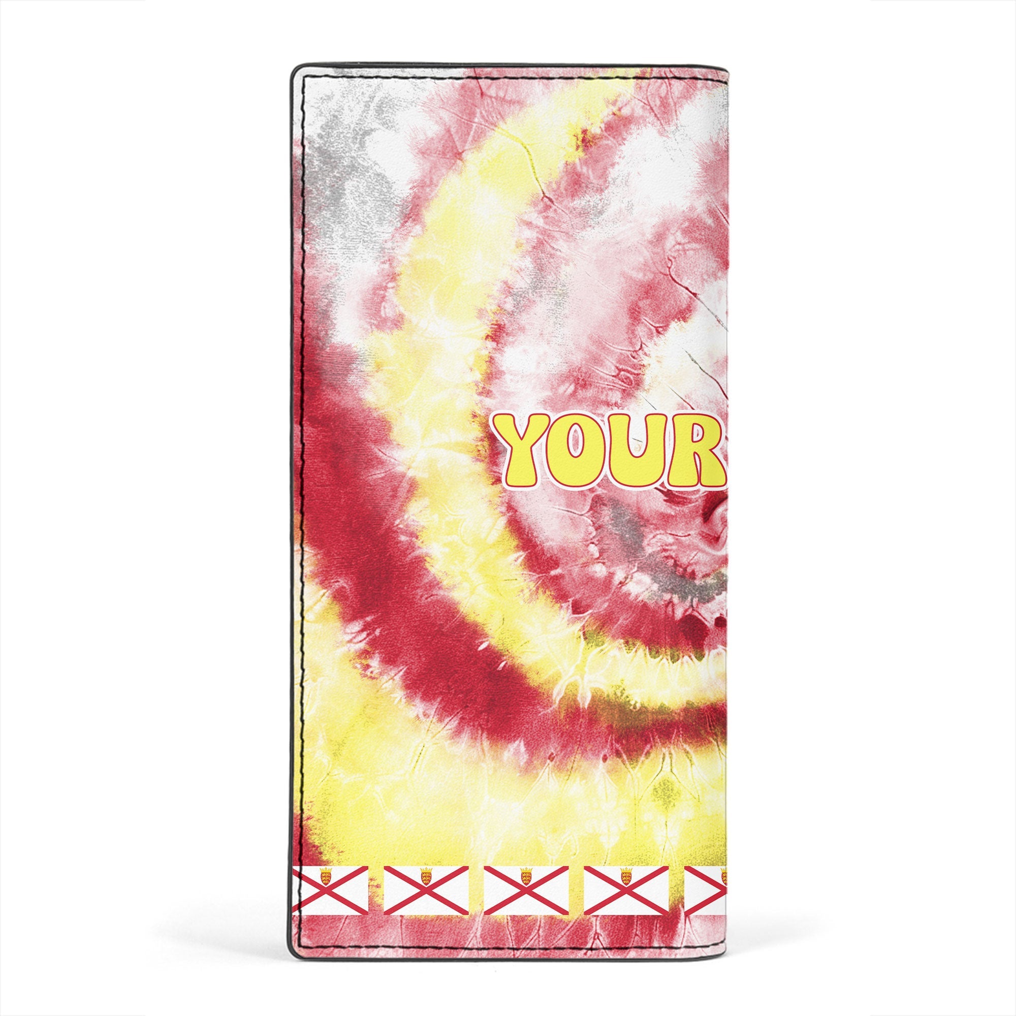 Jersey Leather Wallet Custom Tie Dye Style 2