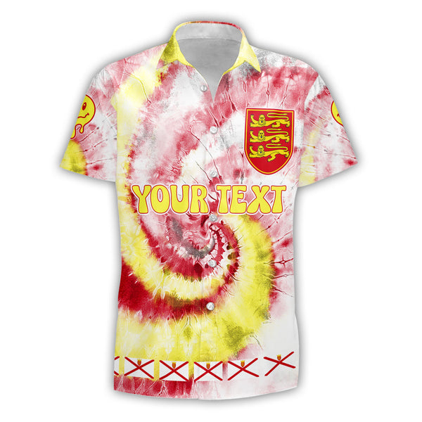 Jersey Short Sleeve Shirt Custom Tie Dye Style 1