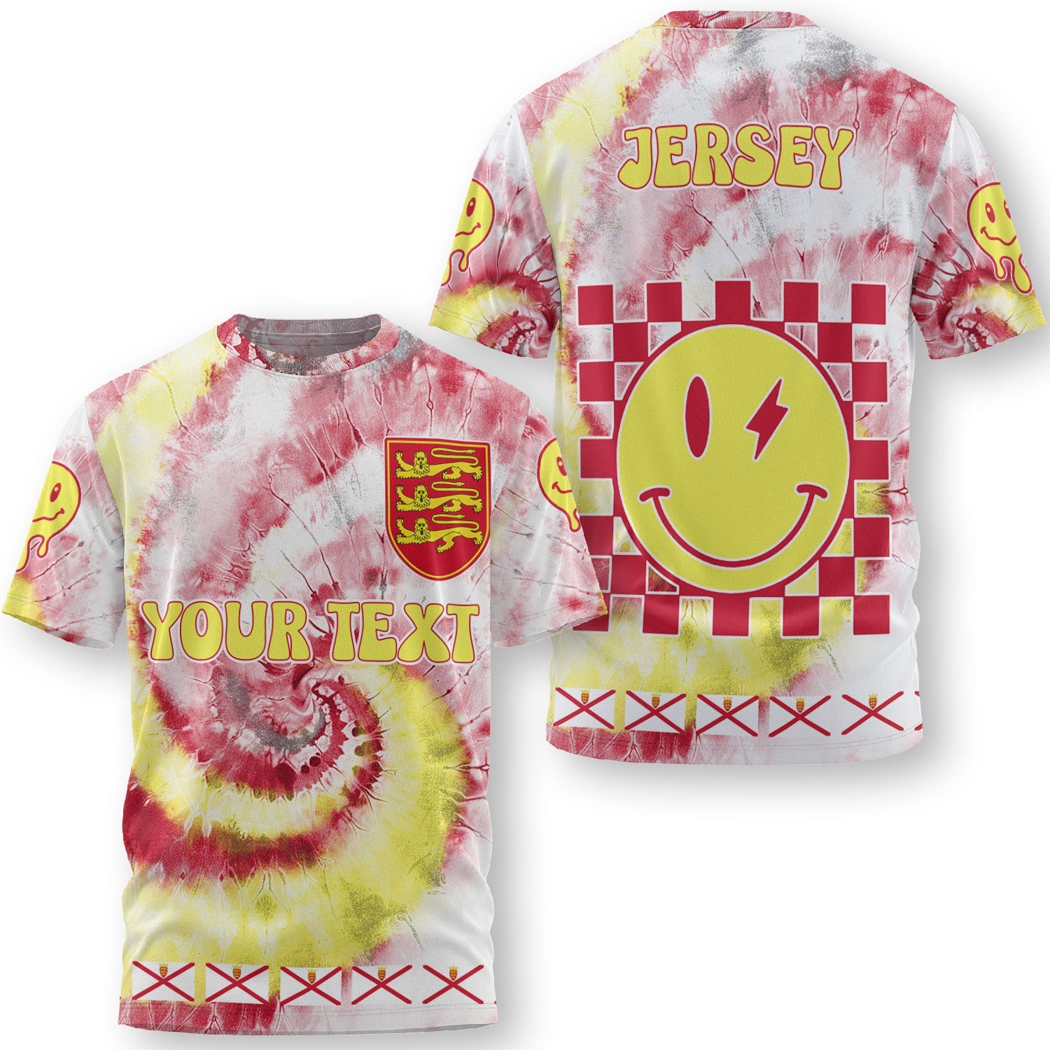 Jersey T Shirt Custom Tie Dye Style 3