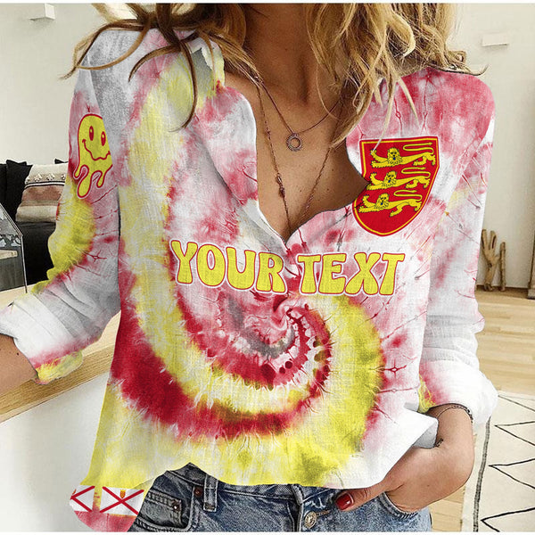 Jersey Women Casual Shirt Custom Tie Dye Style 1