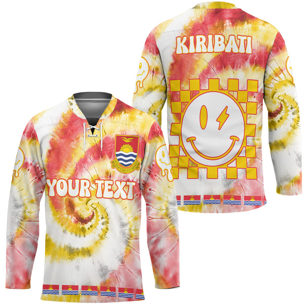 Kiribati Hockey Jersey Custom Tie Dye Style 1