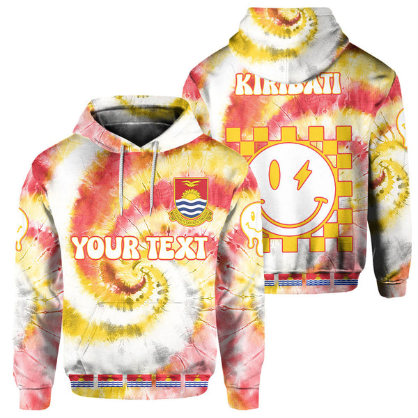 Kiribati Hoodie Custom Tie Dye Style 1