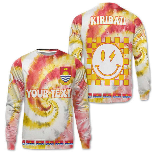 Kiribati Sweatshirt Custom Tie Dye Style 1