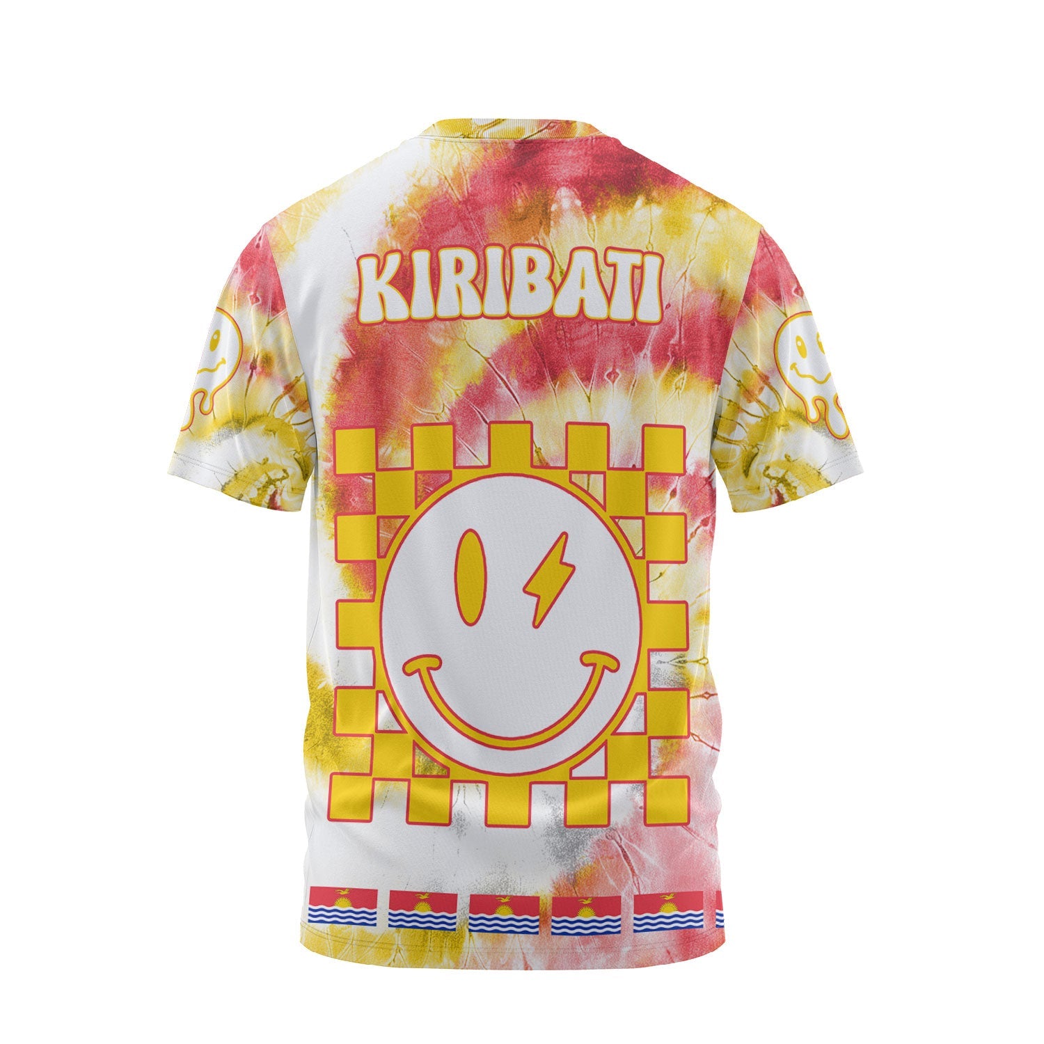 Kiribati T Shirt Custom Tie Dye Style 2