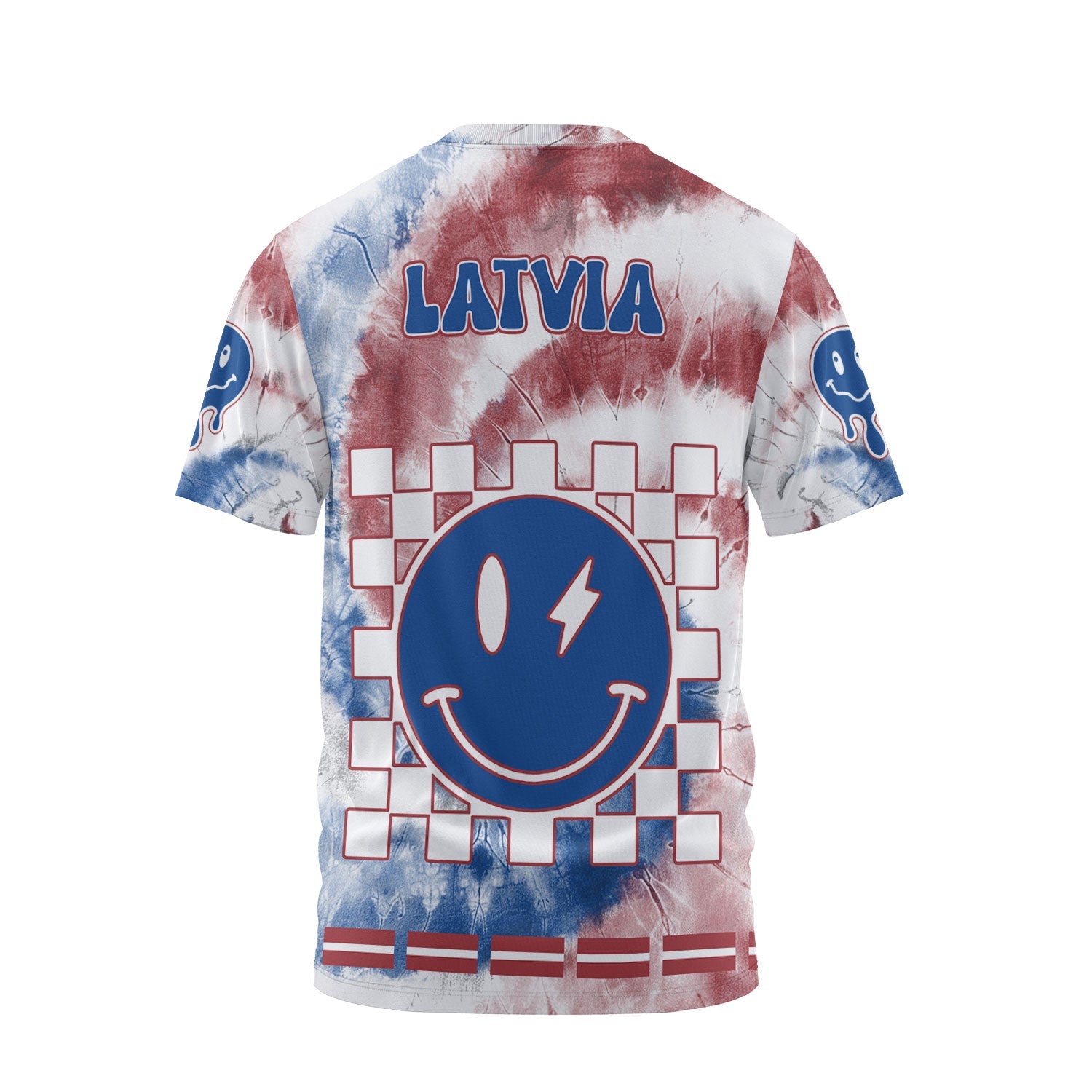 Latvia T Shirt Custom Tie Dye Style 2