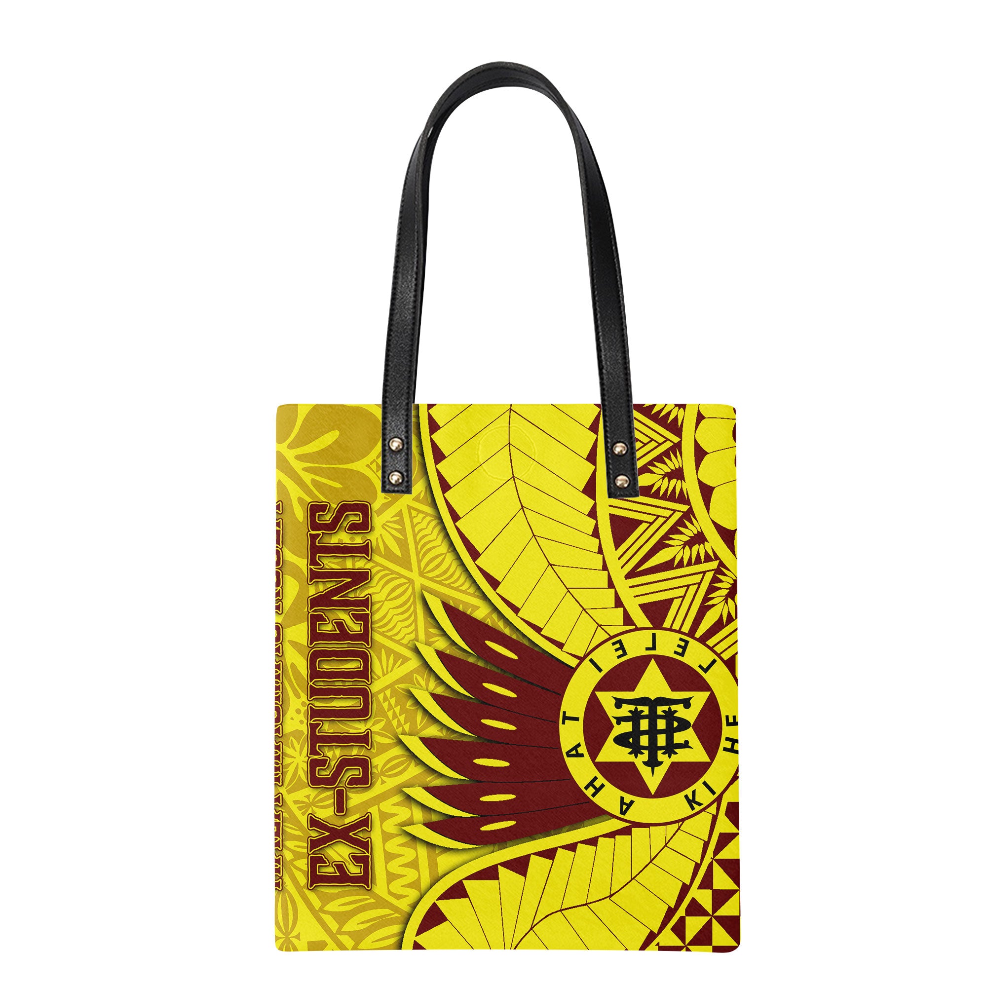 Tonga High School Leather Ordinary Tote Bag Tonga Golden Style