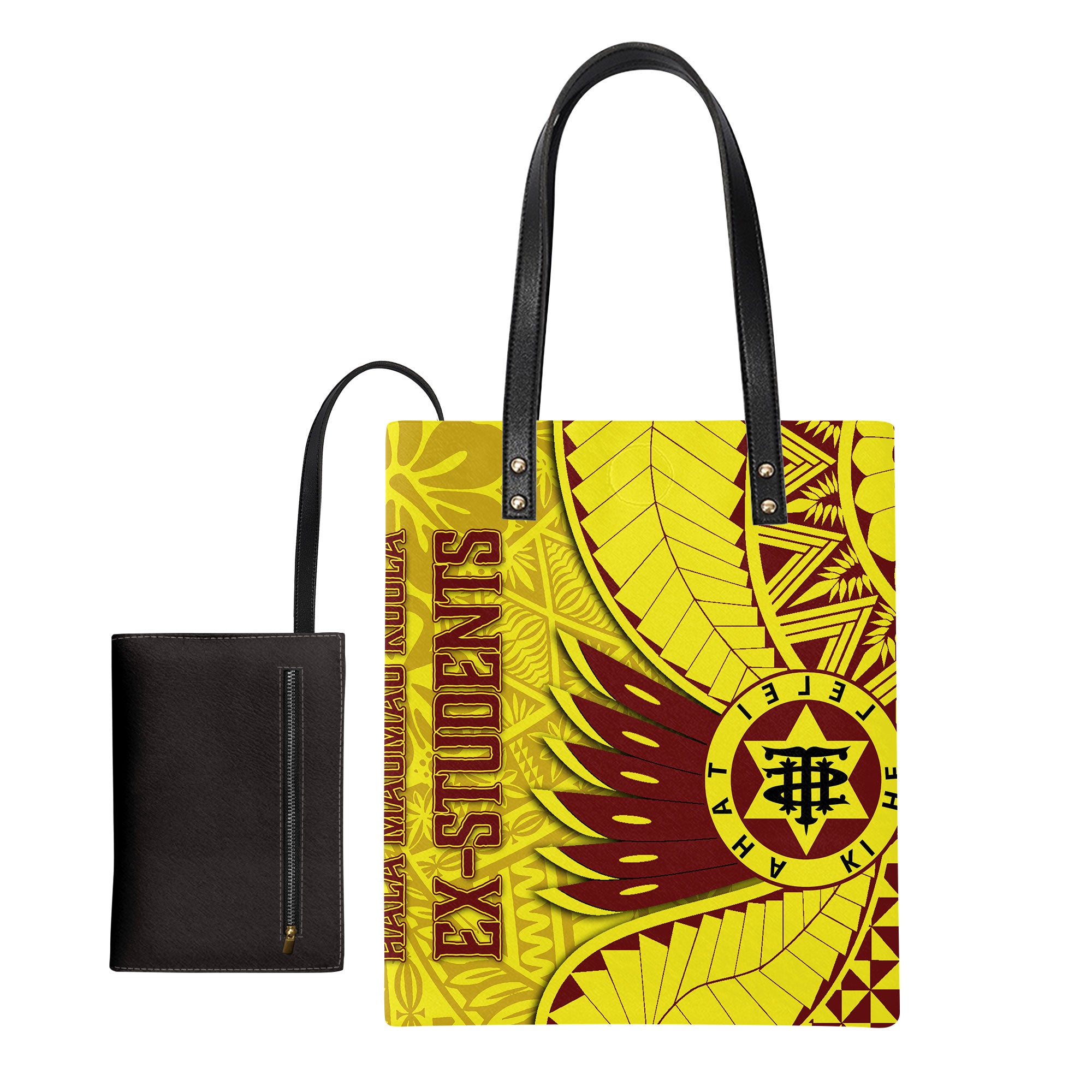 Tonga High School Leather Ordinary Tote Bag Tonga Golden Style