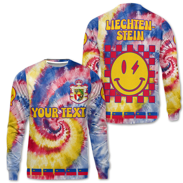 Liechtenstein Sweatshirt Custom Tie Dye Style 1