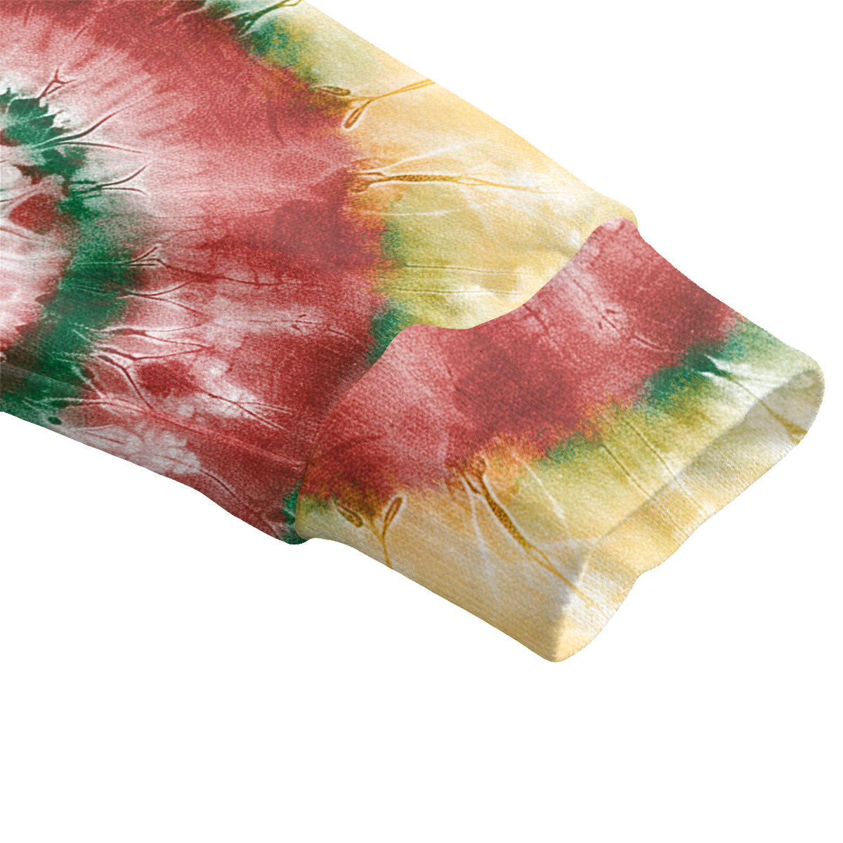 Lithuania Fleece Cardigan Custom Tie Dye Style 3