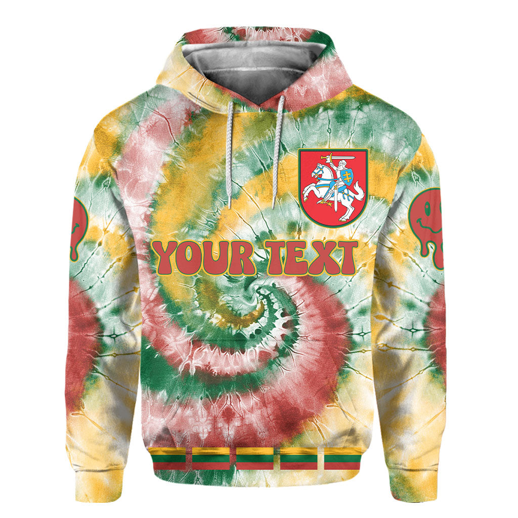 Lithuania Hoodie Custom Tie Dye Style 2