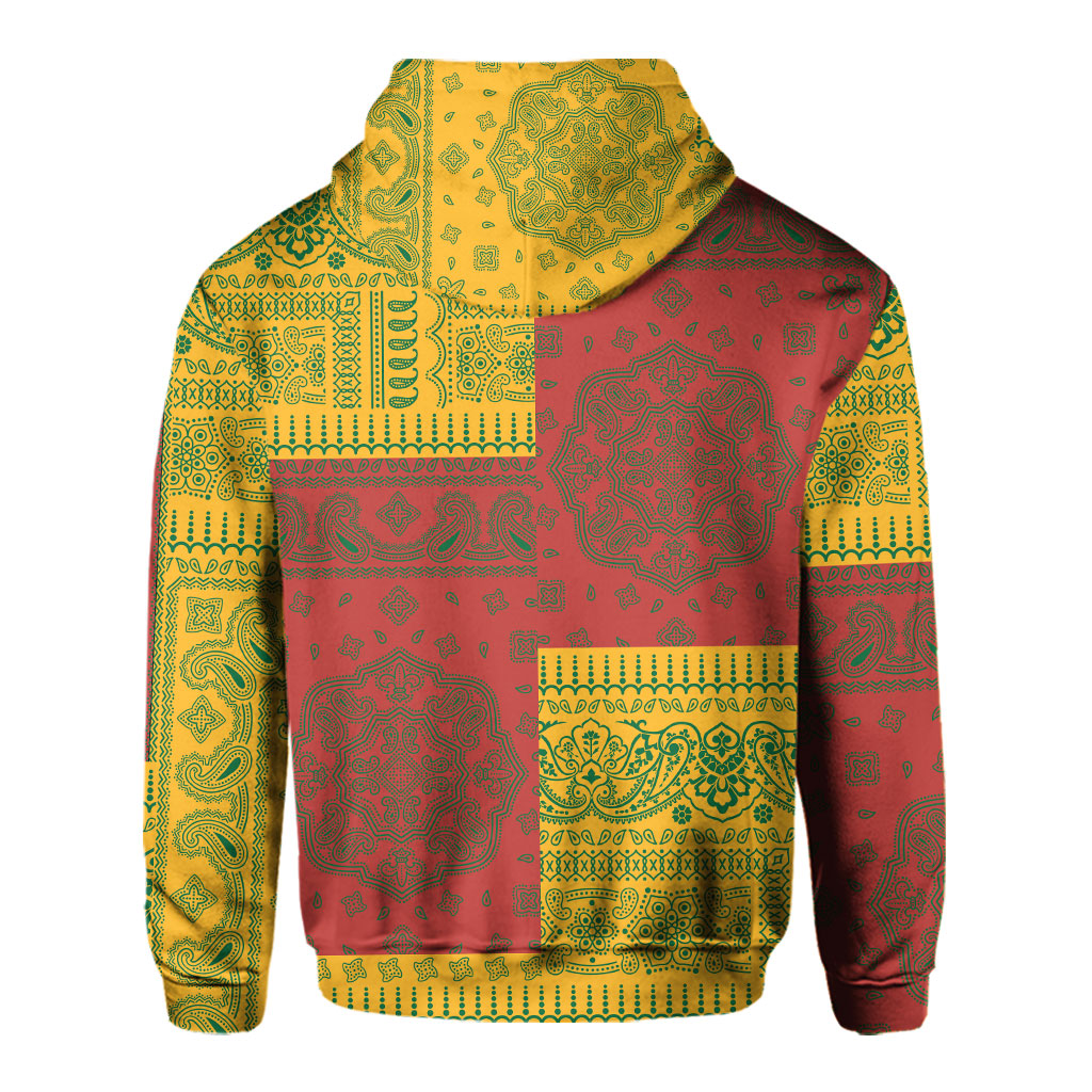 Lithuania Hoodie Flag And Paisley Basic Style 3