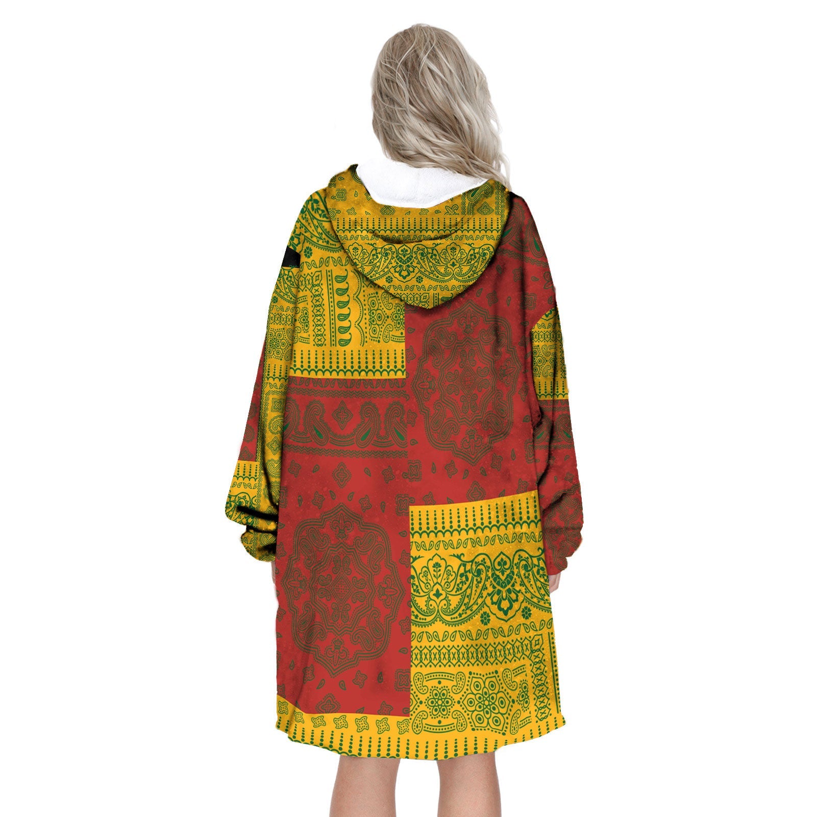 Lithuania Hoodie Blanket Flag And Paisley Basic Style 3