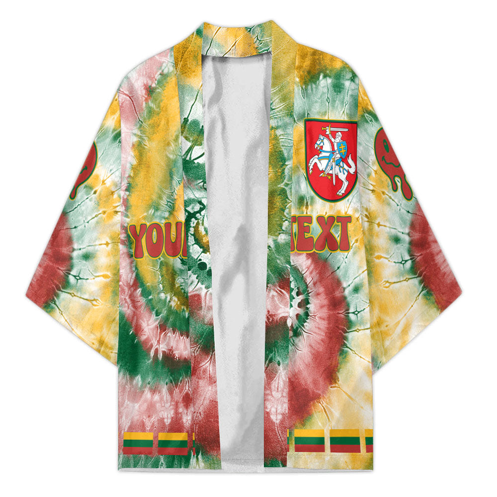 Lithuania Kimono Custom Tie Dye Style 1