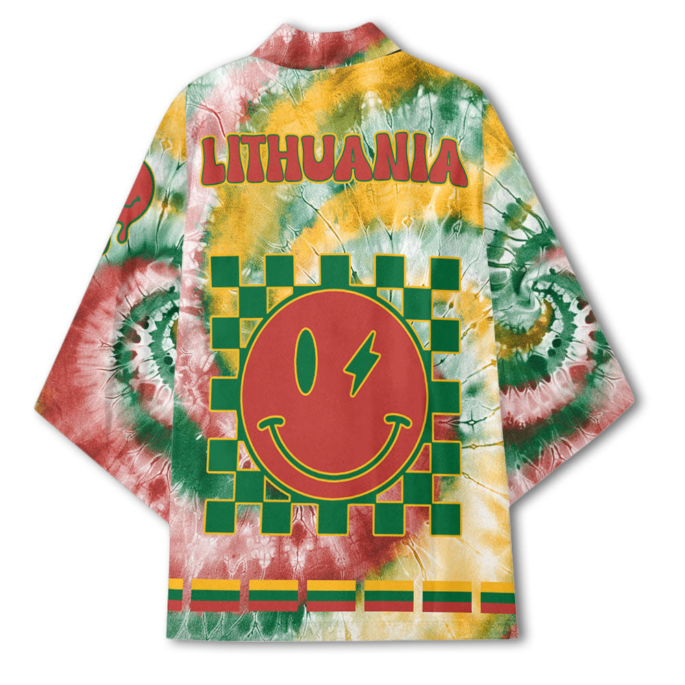 Lithuania Kimono Custom Tie Dye Style 3